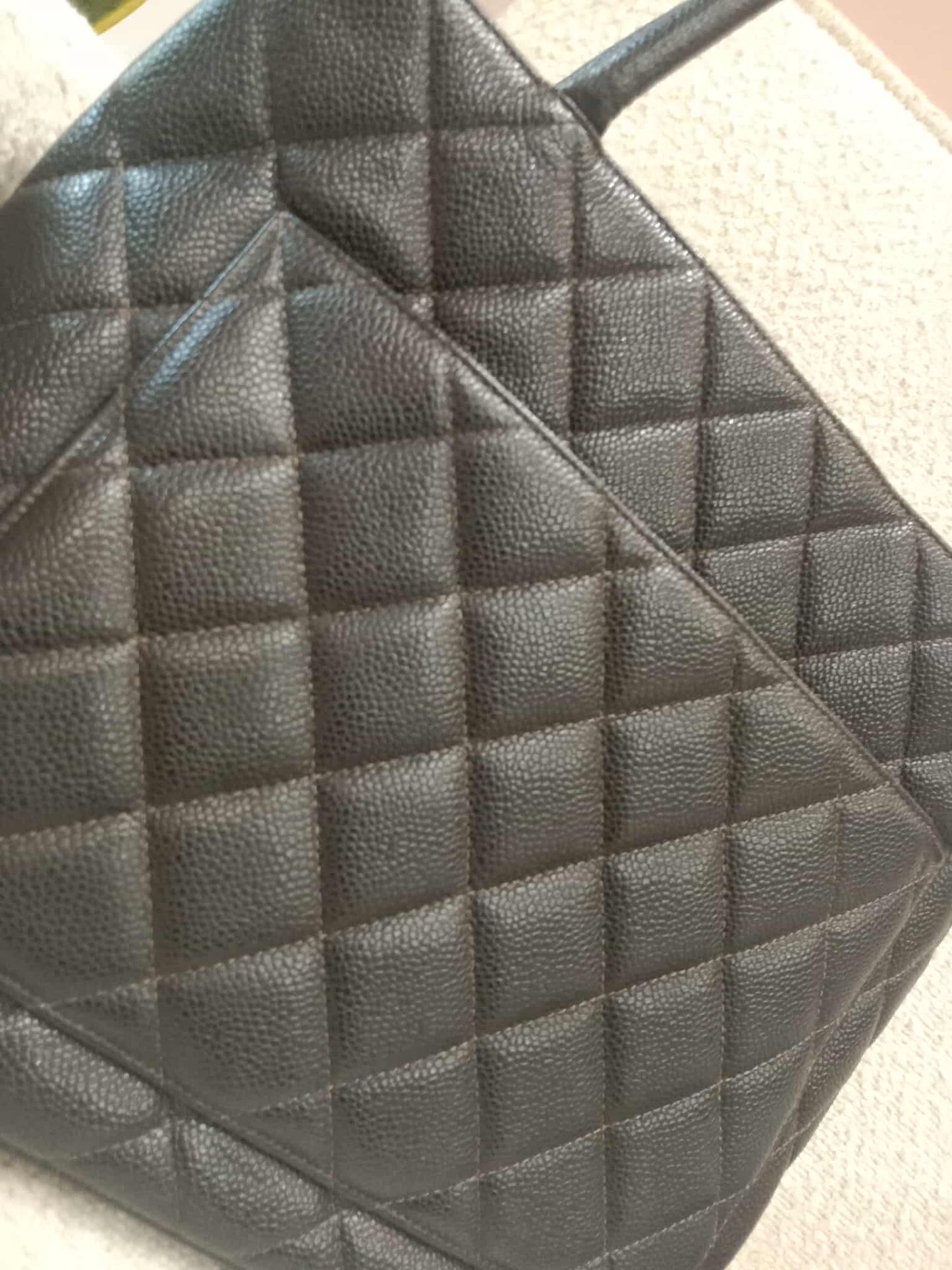 Chanel Medallion Black Caviar Series 7