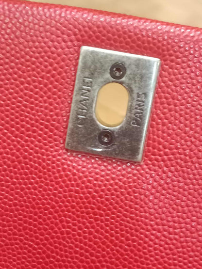 Chanel Cocohandle Caviar Red Small Series 23
