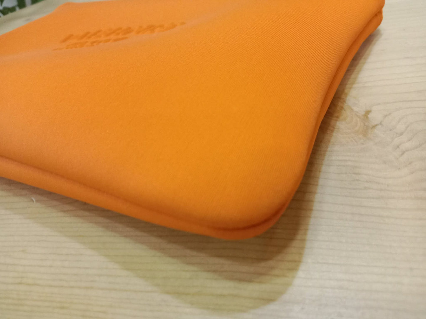 Hermes Neoprene Bain Orange Pouch