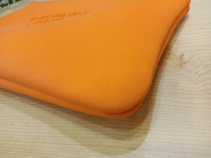 Hermes Neoprene Bain Orange Pouch