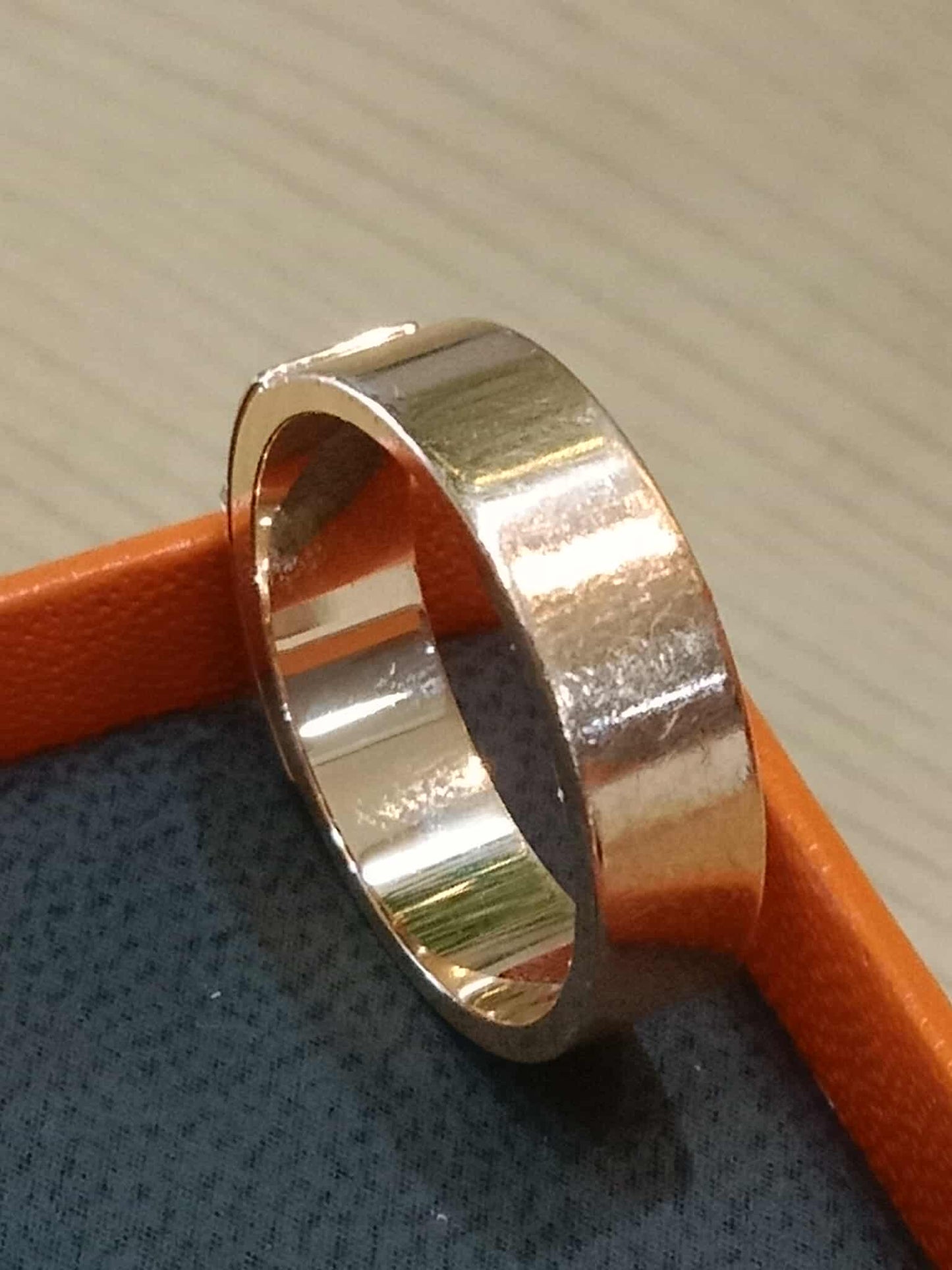 Hermes Kelly Ring in 18K Rose Gold Pave-Set Diamonds on the Clasp Motif