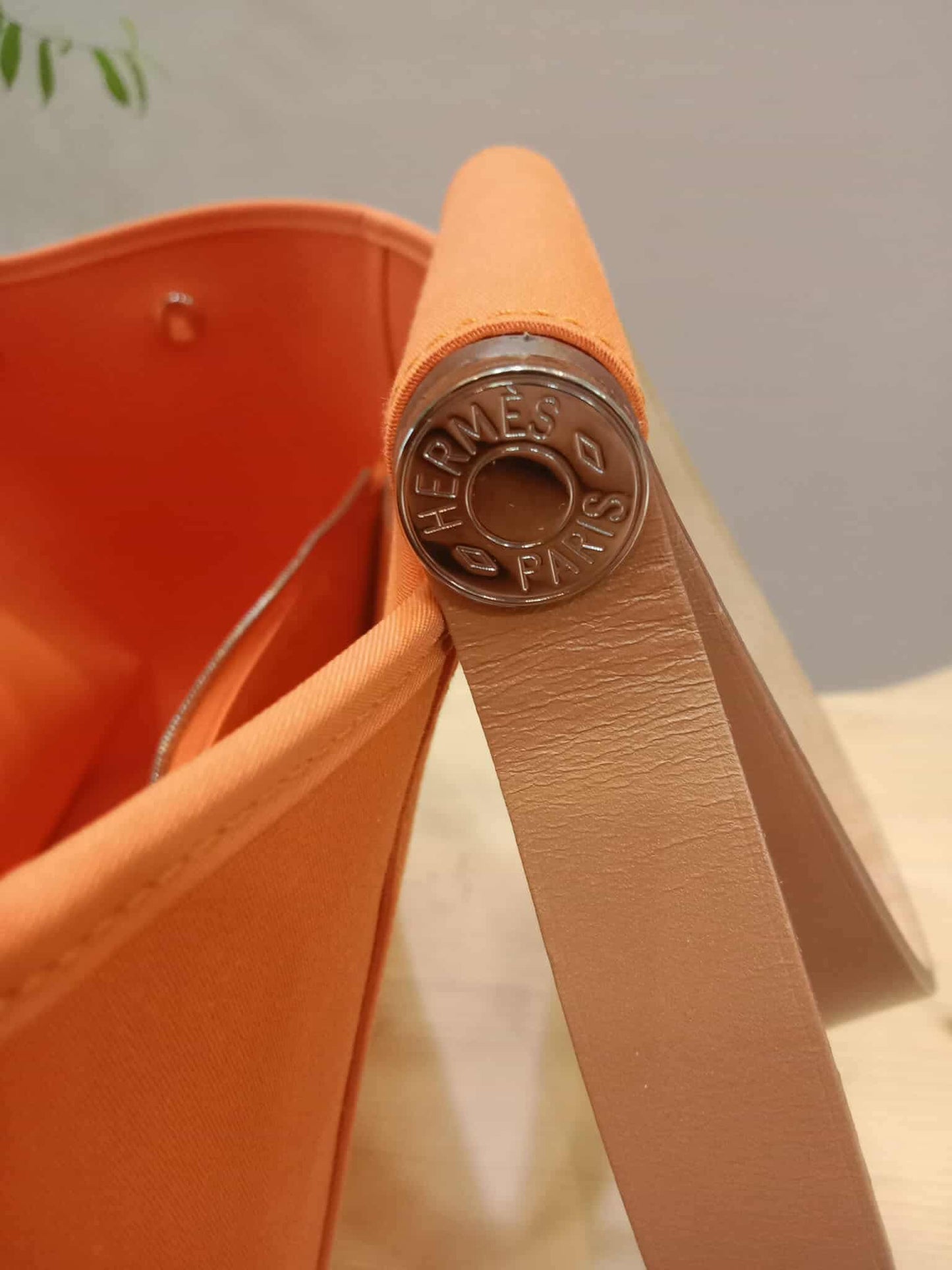 Hermes Cabag Elan Poppy Orange Stamp T 2015