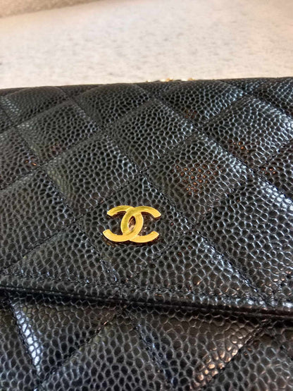 Chanel Classic Caviar WOC Black Series 20