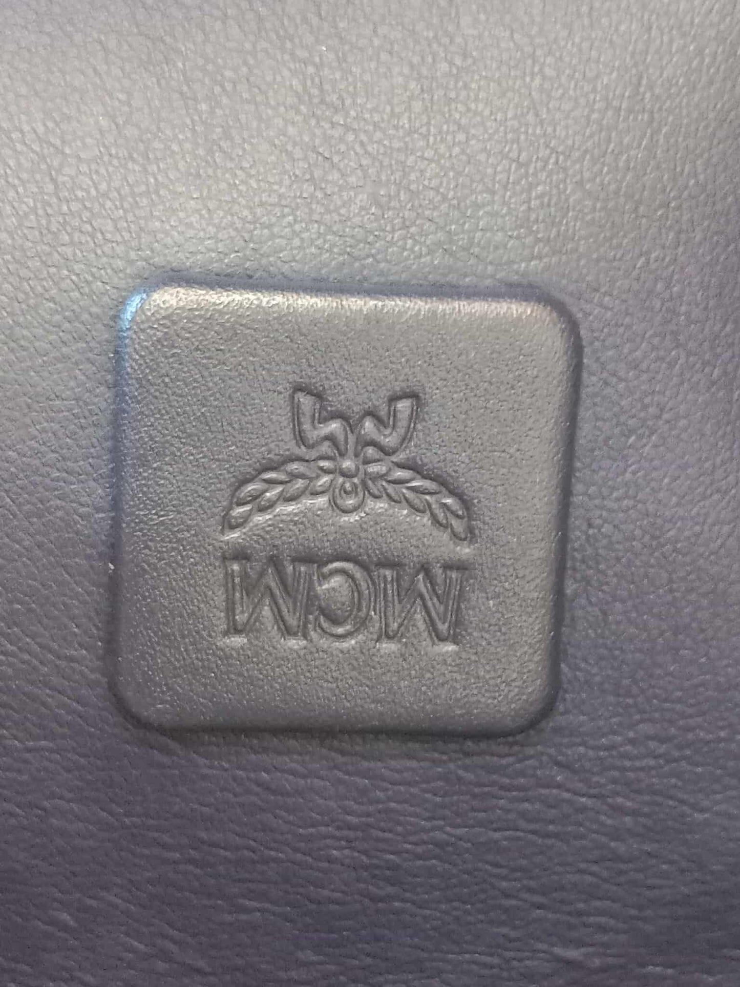 MCM Stark Side Studs Backpack Black and White