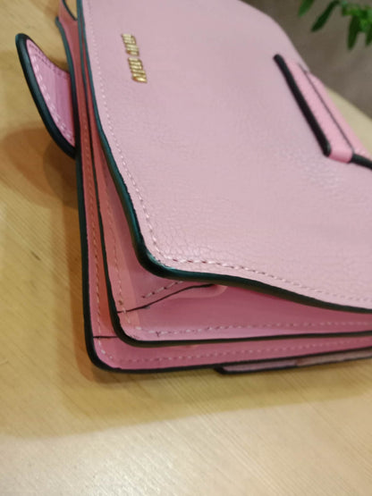Miu Miu Lady Shoulder Bag Crafted Calfskin Pink