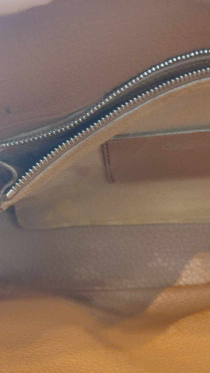 Loro Piana Odessa Cluisee Top Handle Brown Bag