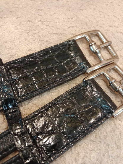 Hermes Noir Touch Alligator Double Etrievier Belt