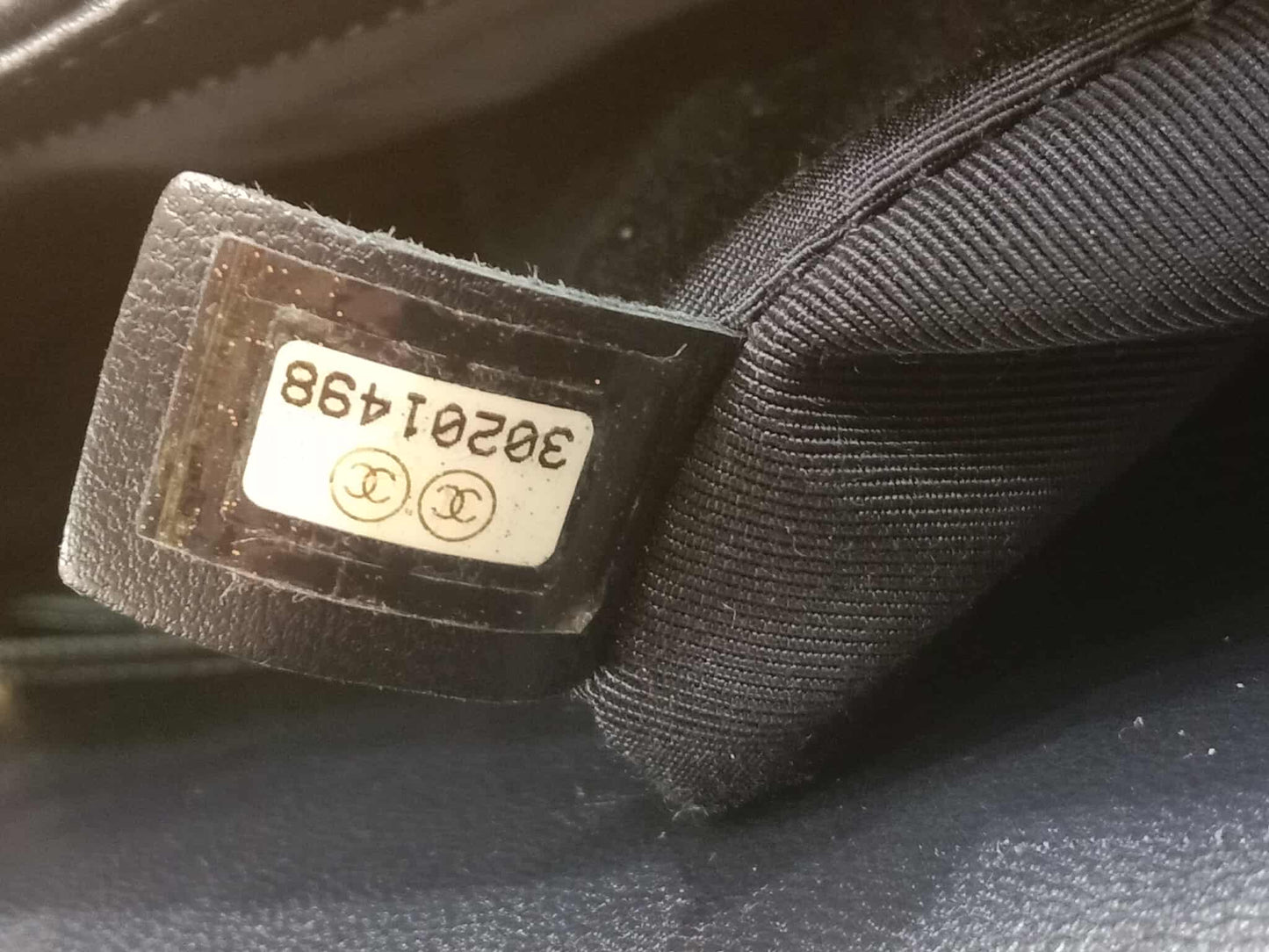 Chanel 19 Beige Midnight Blue Small Series 30