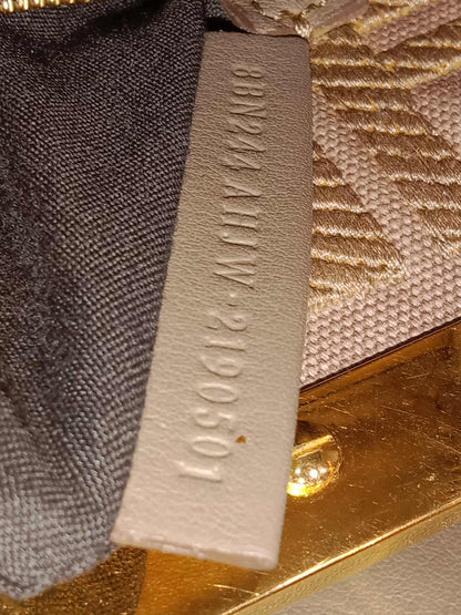 Fendi Peekaboo Grey Leather Mini