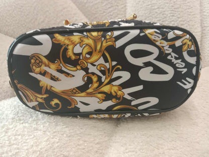 Versace Jeans Couture Crunchy Bucket Bag Baroque Print