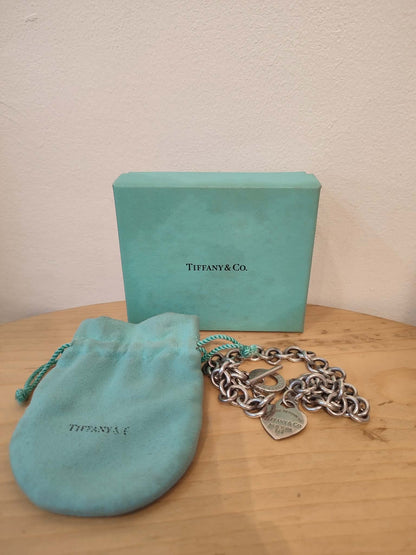Tiffany & Co. Sterling Silver Return to Tiffany Heart Necklace