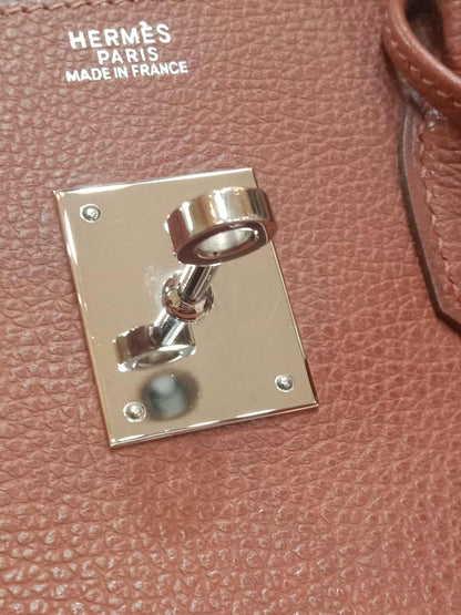 Hermes Birkin 30 Ardennes Noisette Stamp I Square 2005