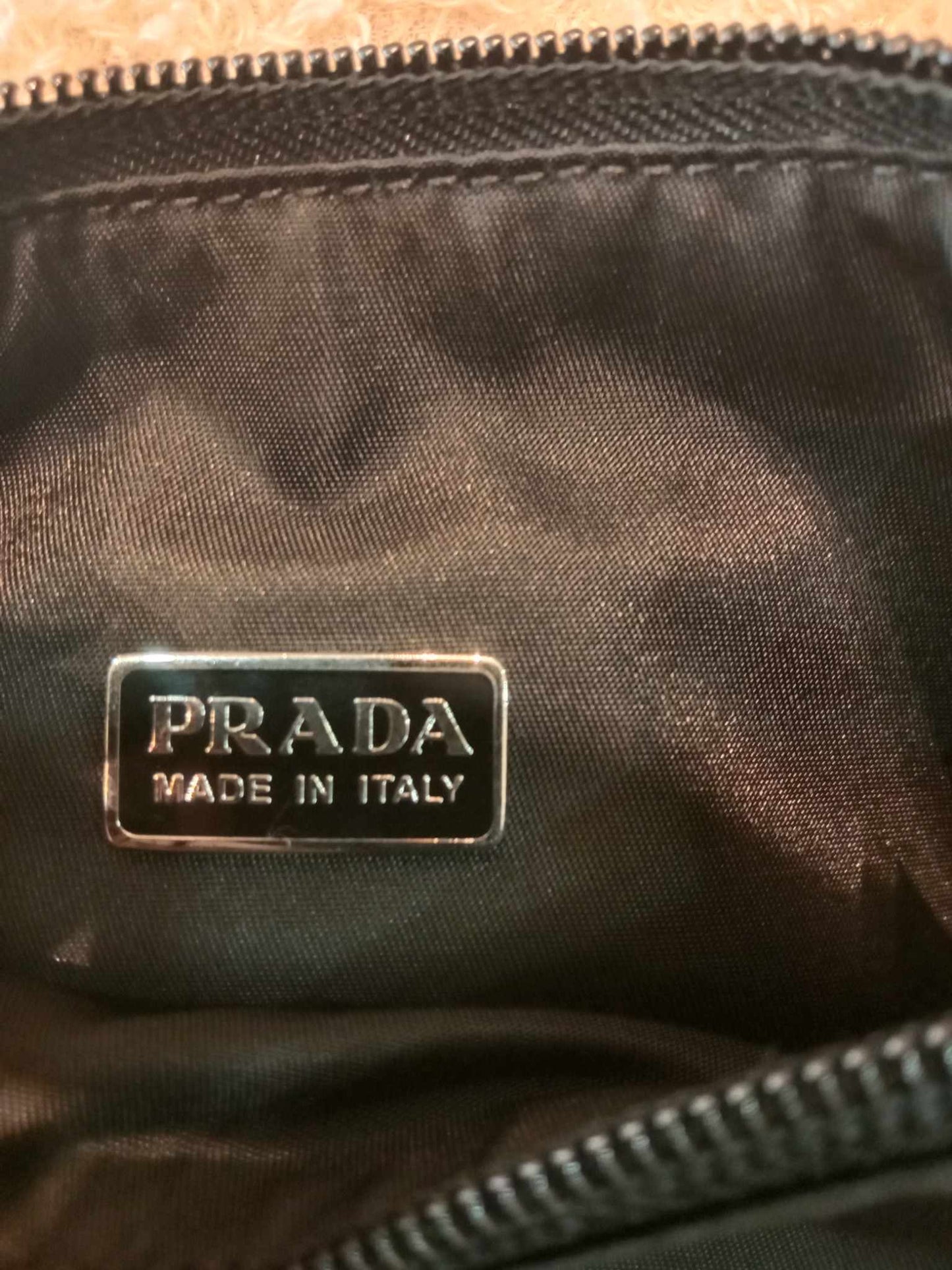 Prada Tessuto Mini Nylon Bag Black