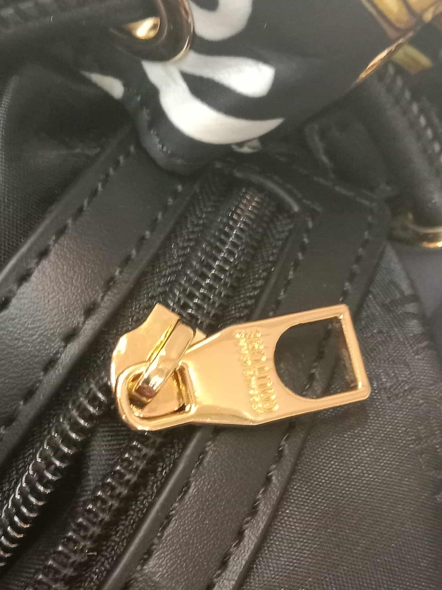 Versace Jeans Couture Crunchy Bucket Bag Baroque Print