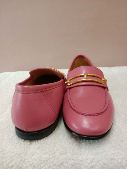 Hermes Colette Loafers Gold-Plated Roulis Size 35 Pink