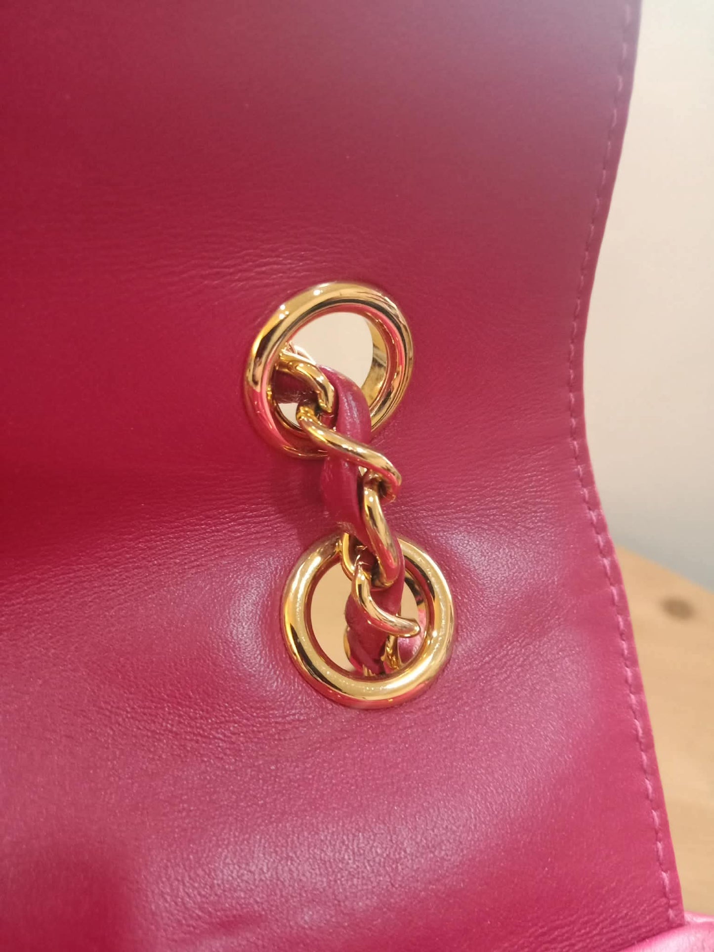 Chanel Chevron Calfskin Small Red Urban Spirit Backpack Series 23