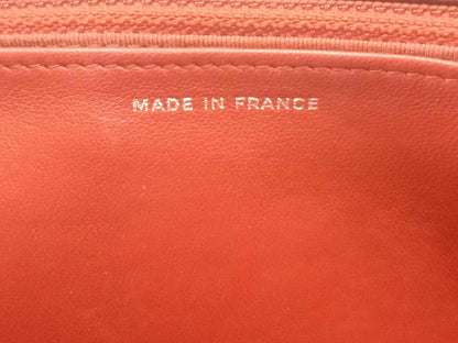 Chanel Classic Wallet On Chain Red Lambskin Series 16