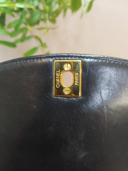 Chanel Diana Flap Bag Lambskin Black Series 3