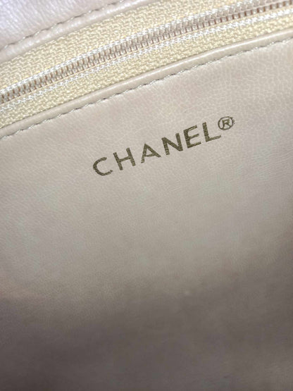 Chanel Matelasse Tassel Chain Beige Lambskin Series 1