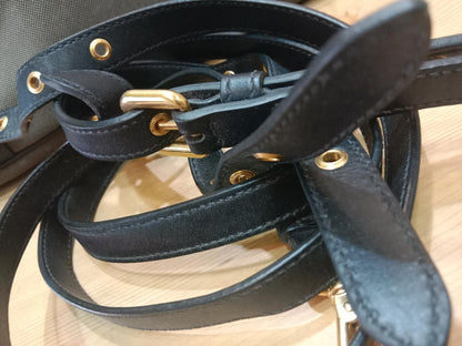 Prada Logo Jacquard Tote Corda Bruciato