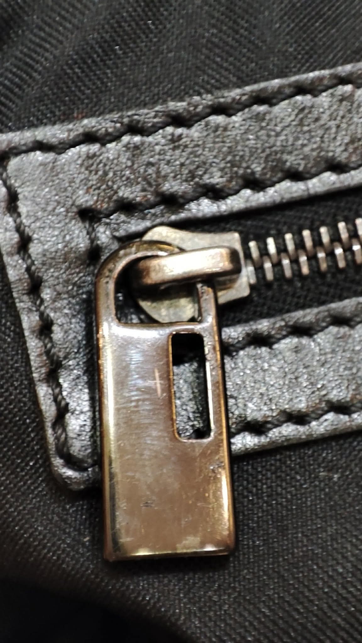 Fendi Zucca White Coated Canvas Bag