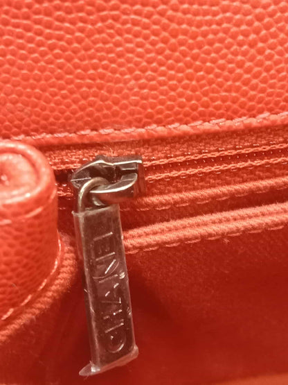 Chanel Cocohandle Caviar Red Small Series 23
