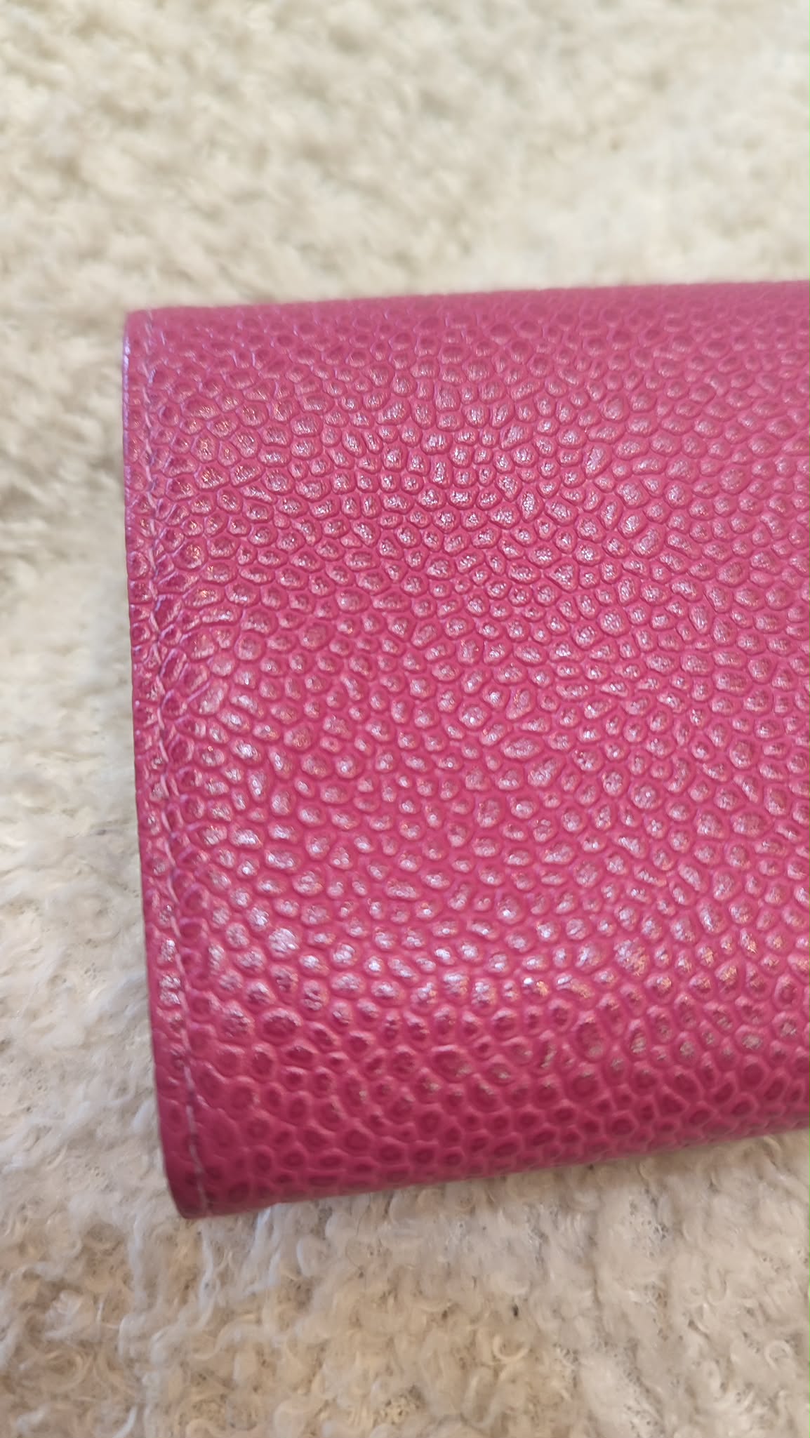 Chanel Keyholder Caviar Pink Series 4