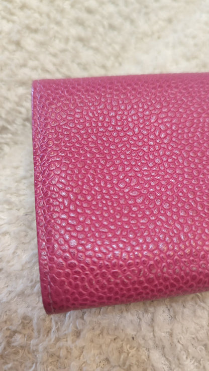 Chanel Keyholder Caviar Pink Series 4