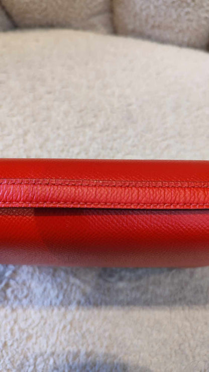 Hermes Constance 18 Epsom Rouge Stamp D 2019