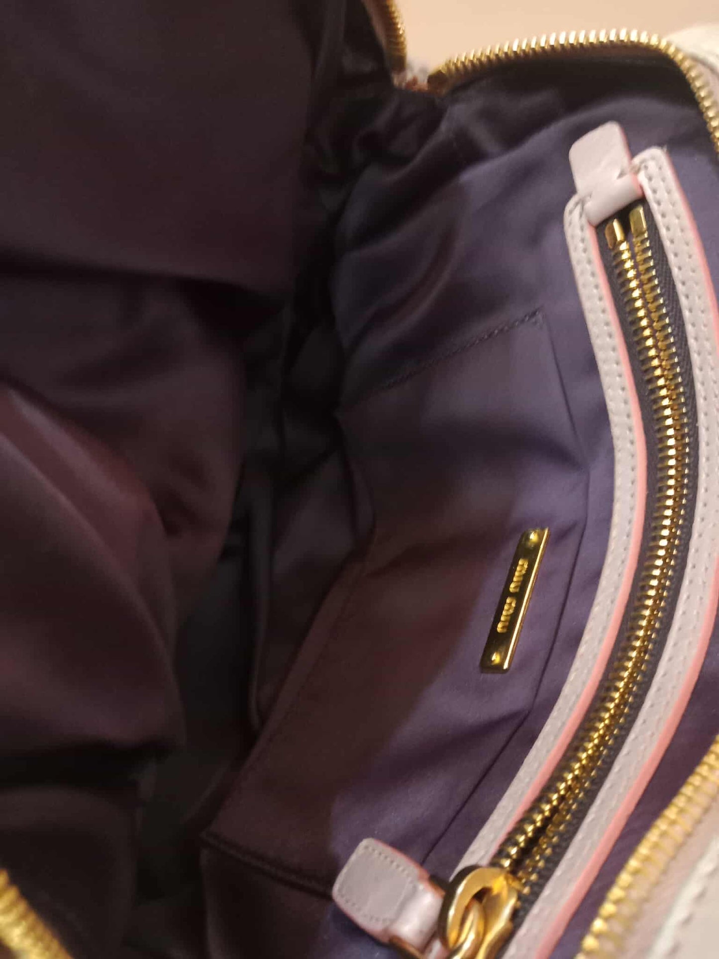 Miu Miu Matelasse Leather Pink Bag