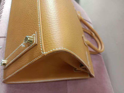 Hermes Birkin 30 Sellier Vache Naturelle Sable Grainee Stamp K 2025