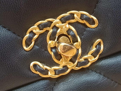 Chanel 19 Beige Midnight Blue Small Series 30