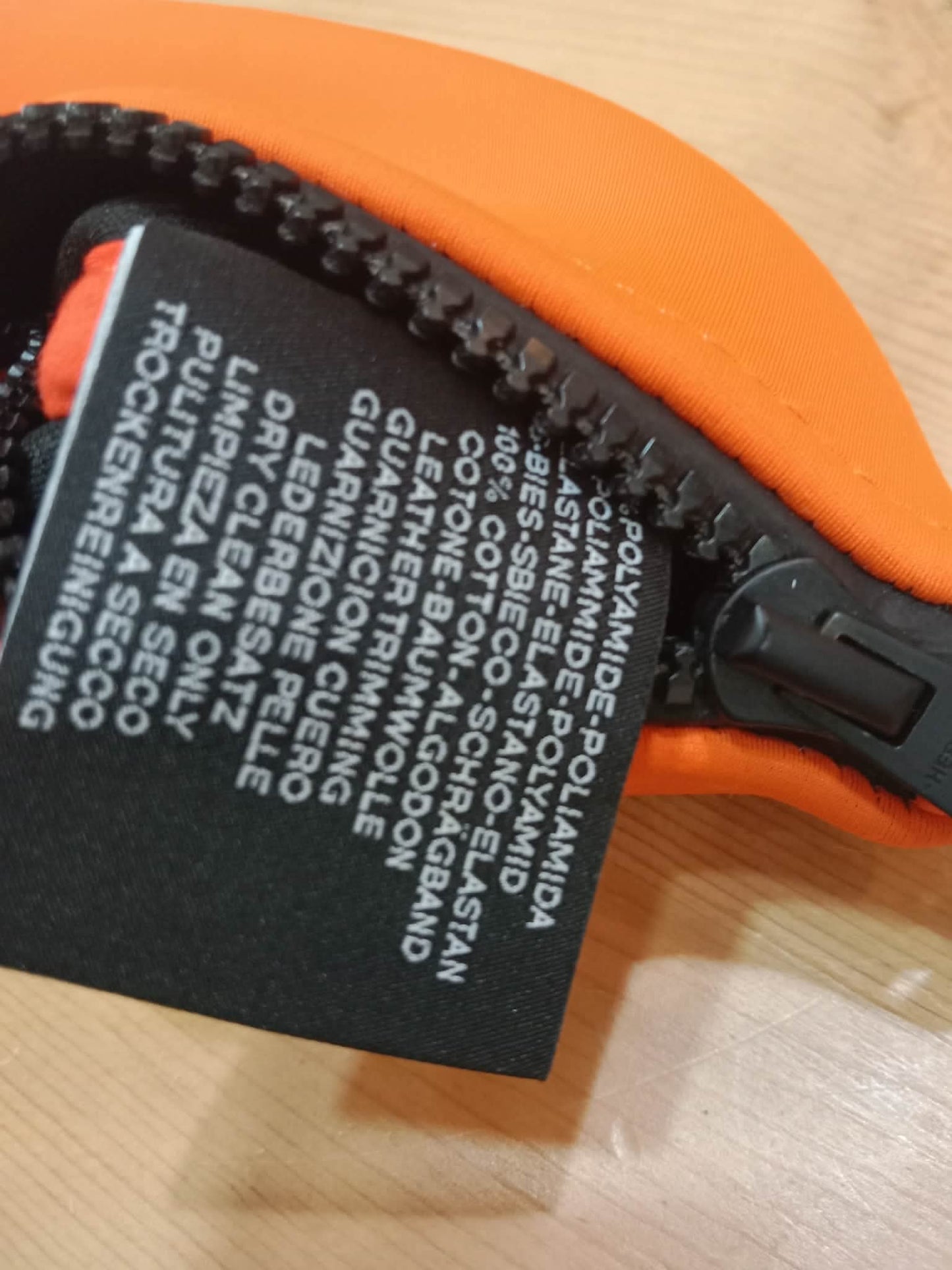 Hermes Neoprene Bain Orange Pouch