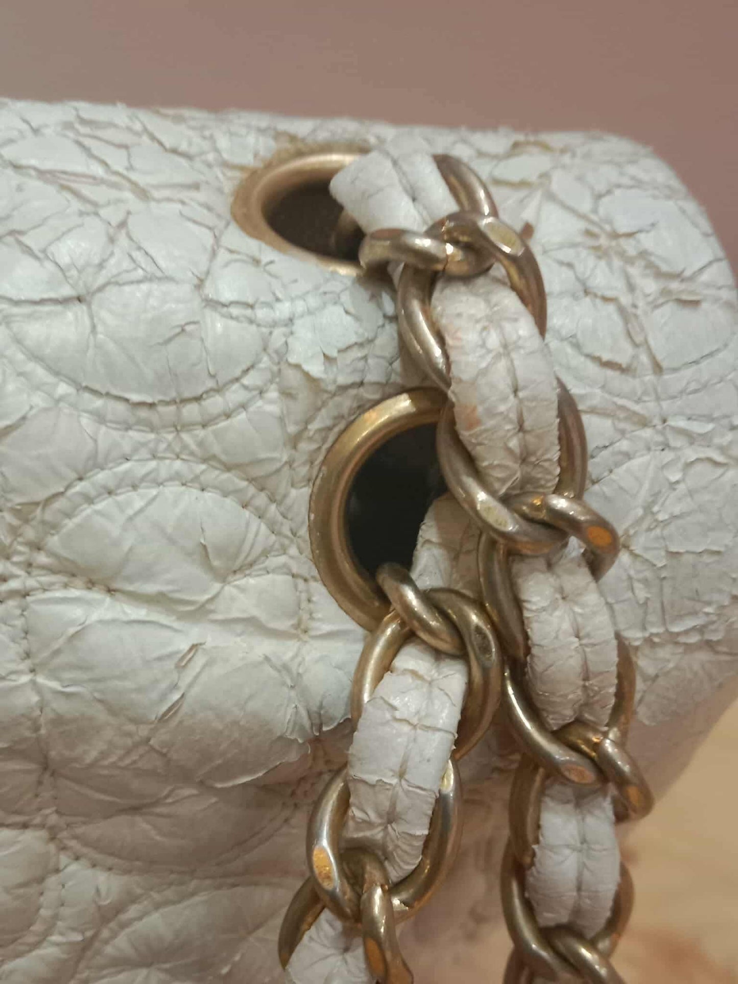 Chanel Rock in Moscow Flap Bag from the Pre-Fall Cream White Flap Bag Series 12