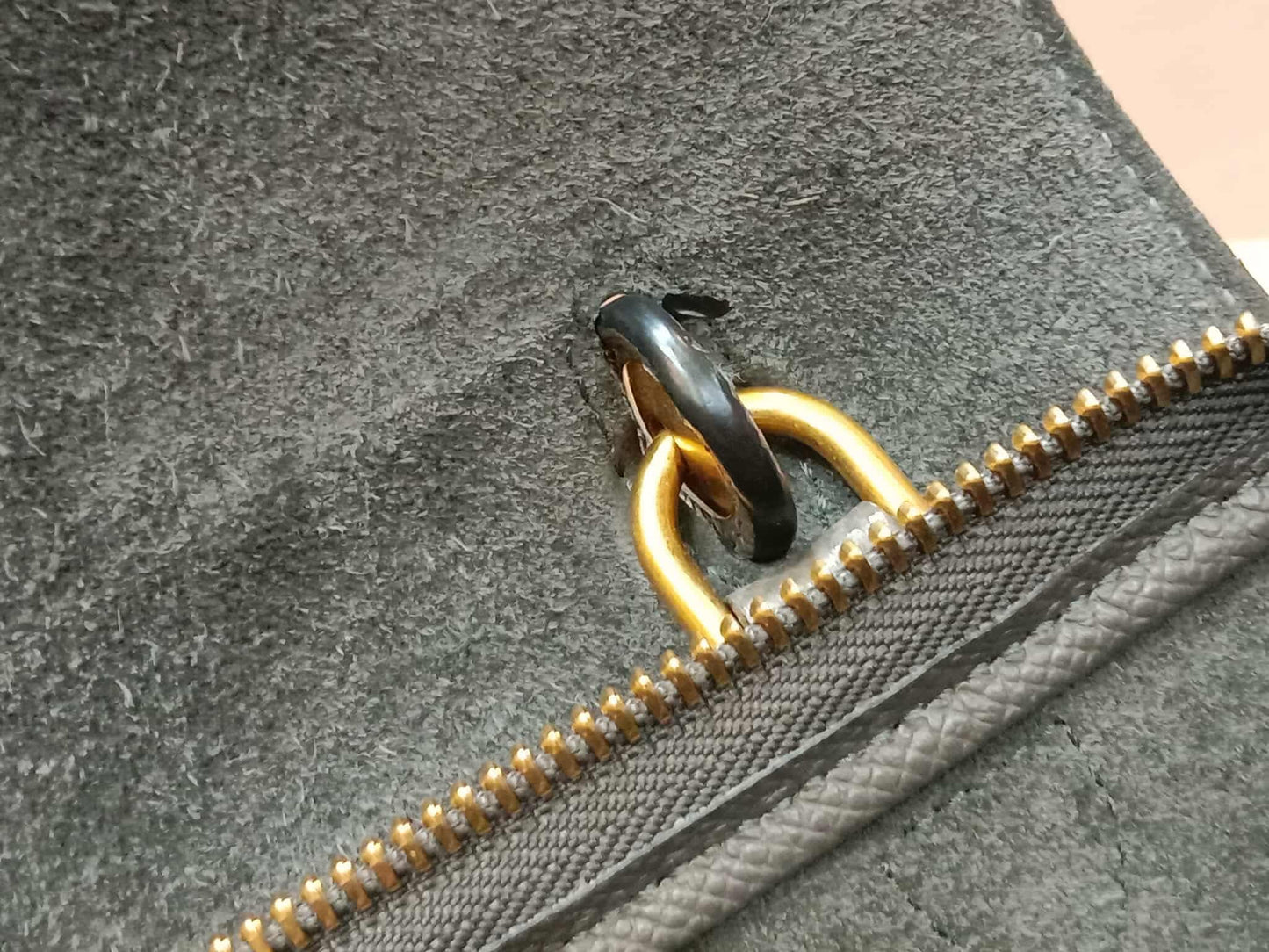 Celine Mini Belt Bag Grey in Grained Calfskin GHW