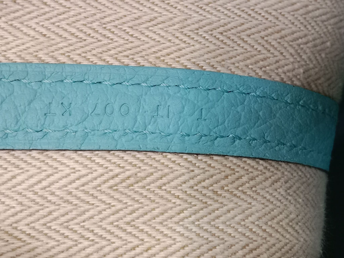Hermes GPT 36 Bleu Atoll Clemence Stamp T 2015