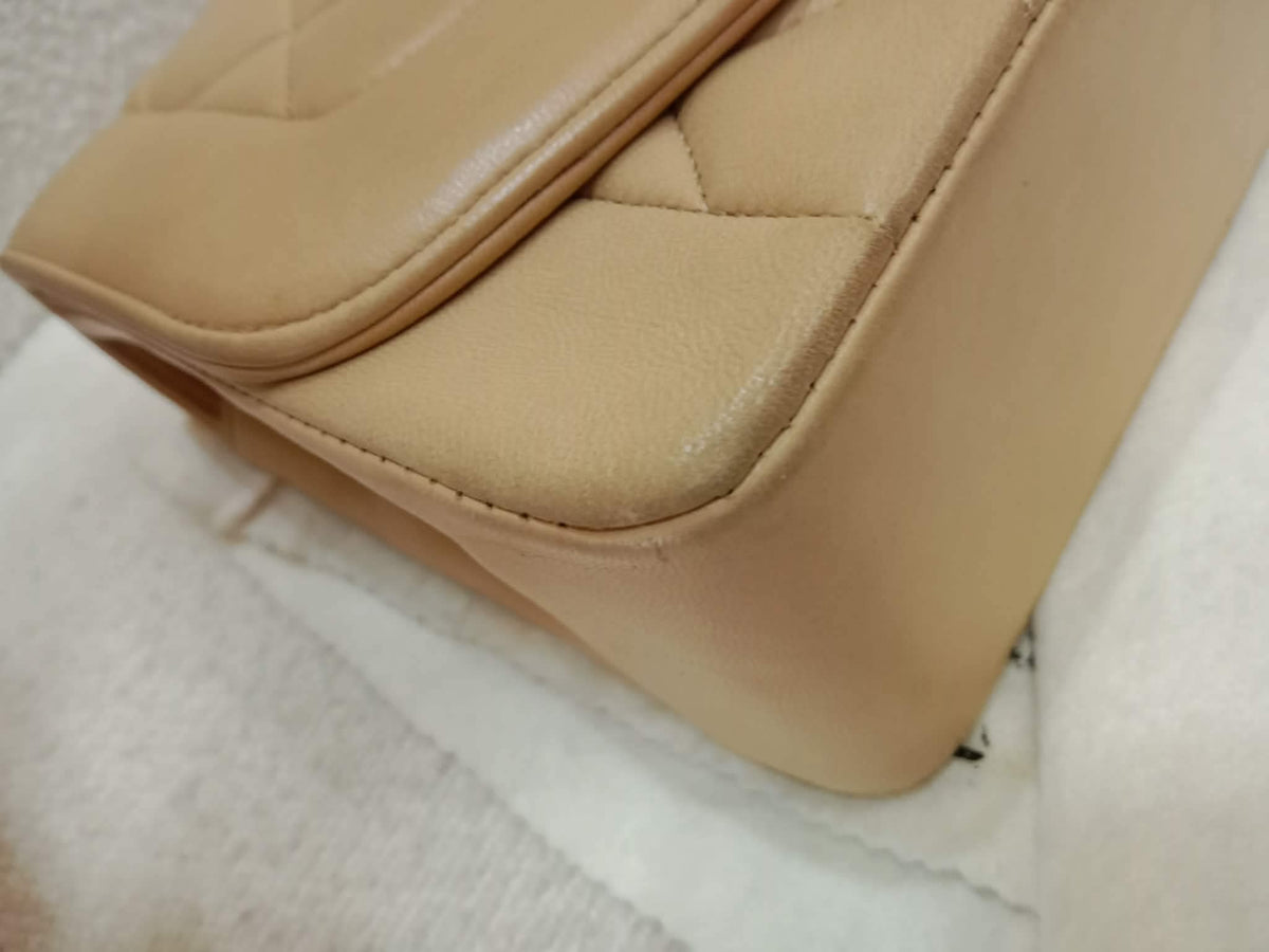 Chanel Diana Beige Lambskin Series 2