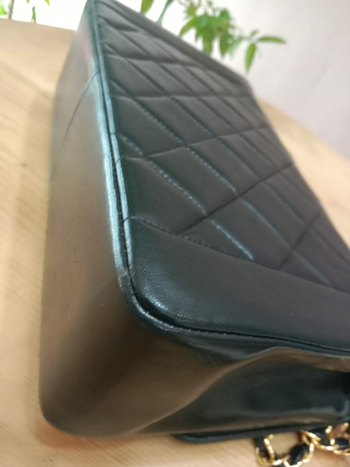 Chanel Diana Black Lambskin Series 2