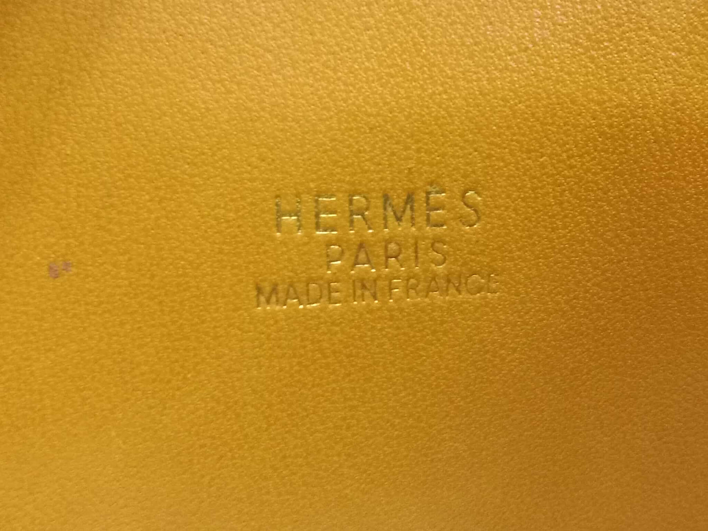 Hermes Bolide 35 Poppy Orange Clemence Stamp F Square (2002)