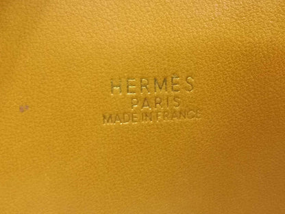 Hermes Bolide 35 Poppy Orange Clemence Stamp F Square (2002)