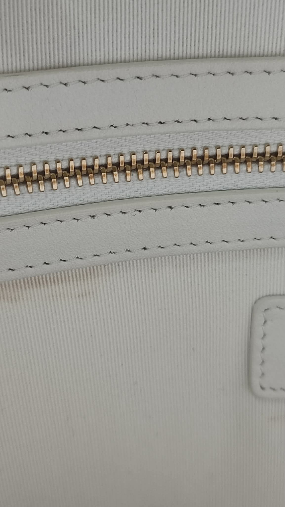 Chanel OCase Croc Embossed White Series 28