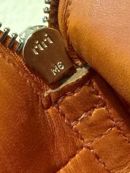 Hermes Bolide 31 Orange Clemence Stamp H Square 2004