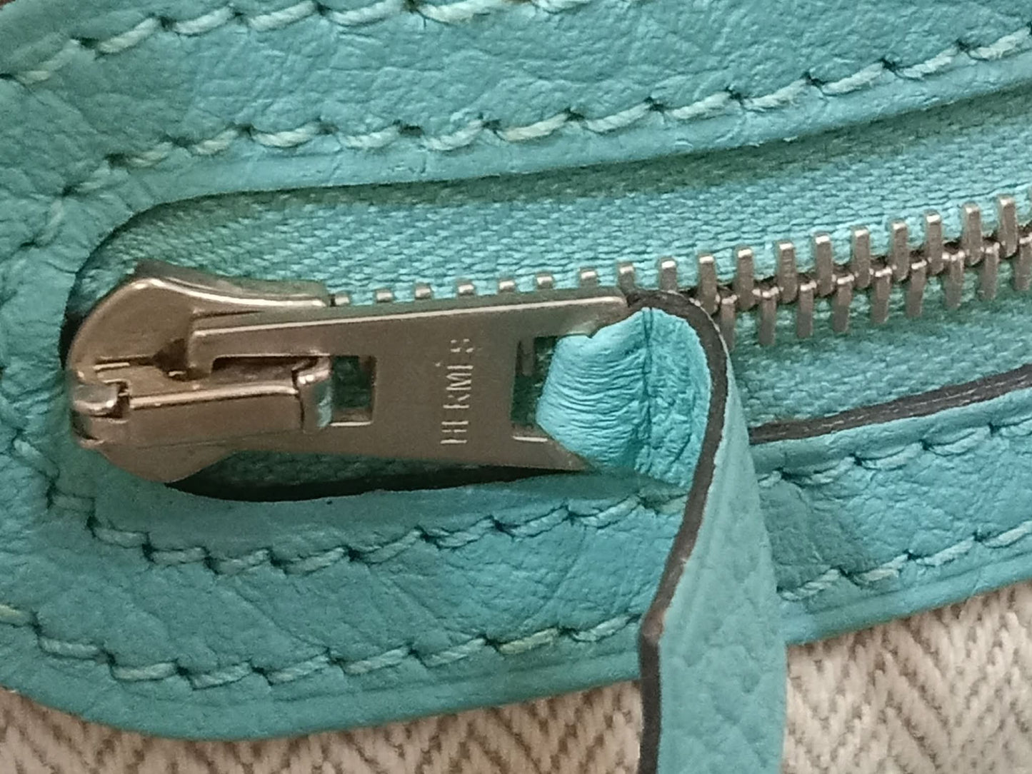 Hermes GPT 36 Bleu Atoll Clemence Stamp T 2015