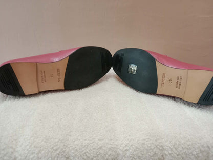 Hermes Colette Loafers Gold-Plated Roulis Size 35 Pink