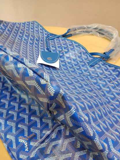 Goyard Saint Louis Tote Blue GM