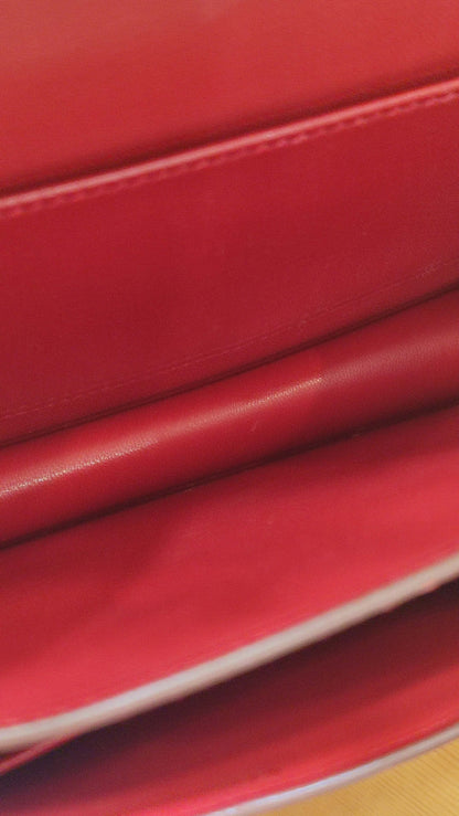 Hermes Constance 18 Red Courchevel Stamp Y Circle 1995
