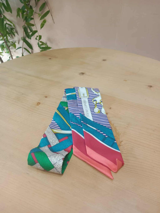 Hermes Twilly Scarf Blue