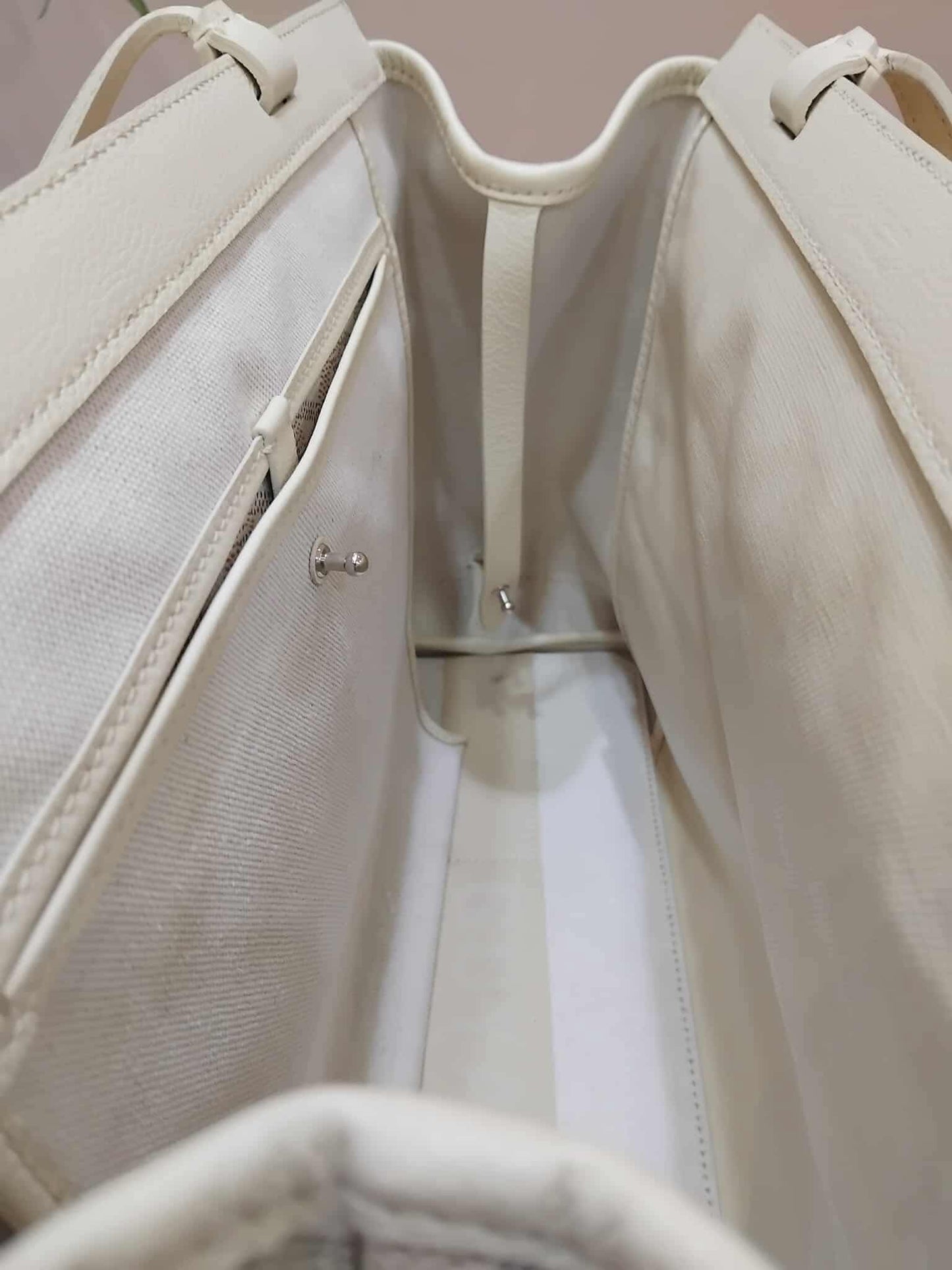 Goyard Bellechasse Biaude White PM