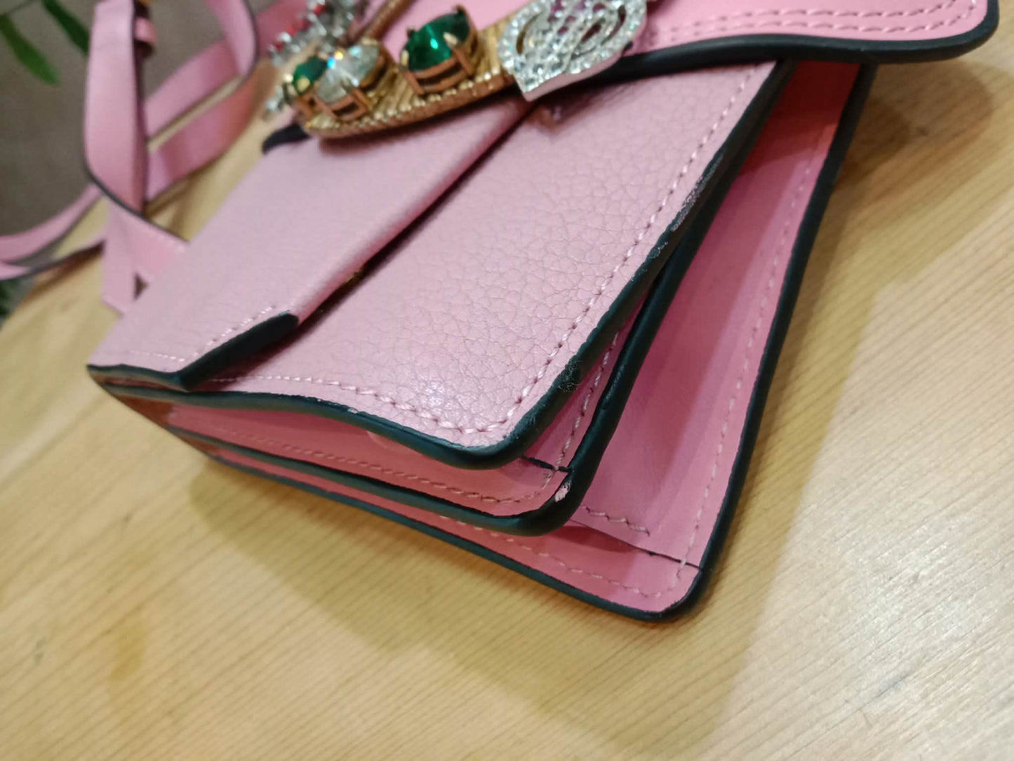 Miu Miu Lady Shoulder Bag Crafted Calfskin Pink