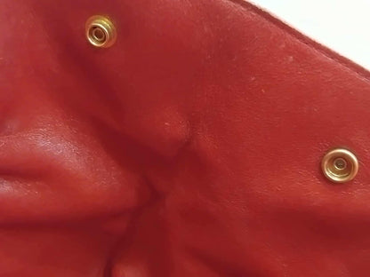 Celine Python Snakeskin Luggage Envelope Tote Bag Orange